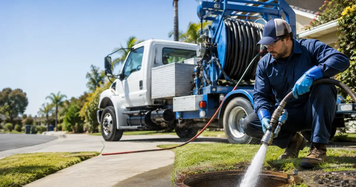 Hydro jet sewer cleaning Studio City