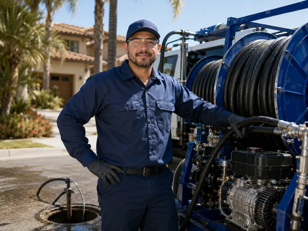 Hydro jet sewer cleaning in Studio City