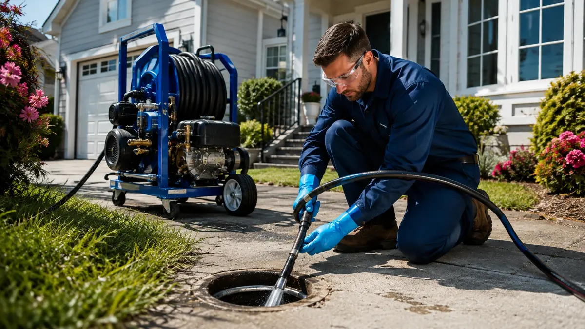 Residential Hydro Jet Drain Cleaning in Studio City