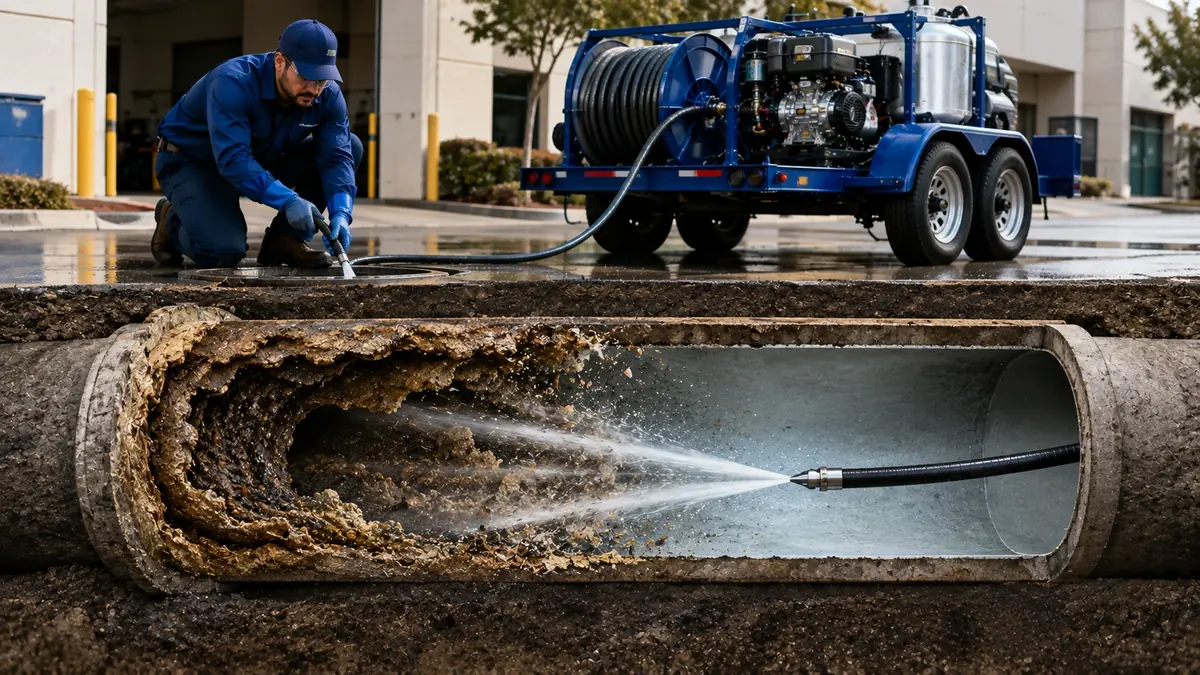 Sewer Pipe Descaling in Studio City